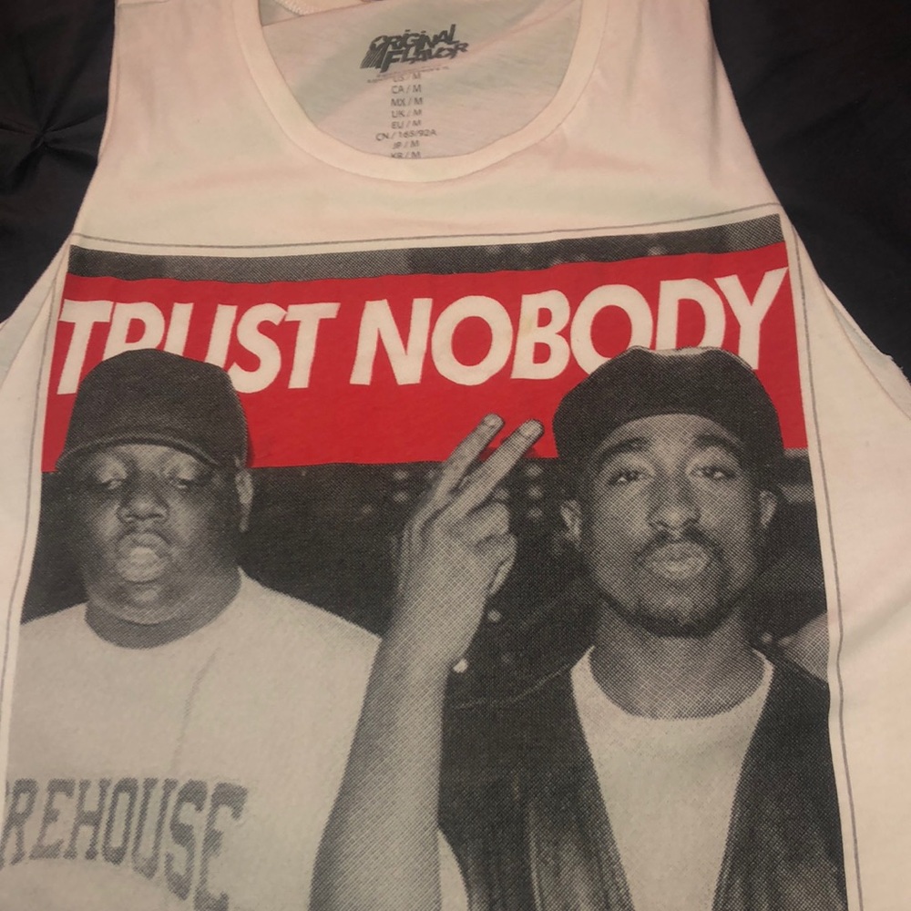 Tupac and Biggie Cropped Tank